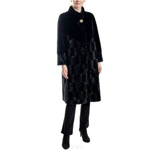 Belle Fare Icebourne Swakara Long Faux Fur Womens Coat
